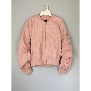 Light pink Bomber Jacket